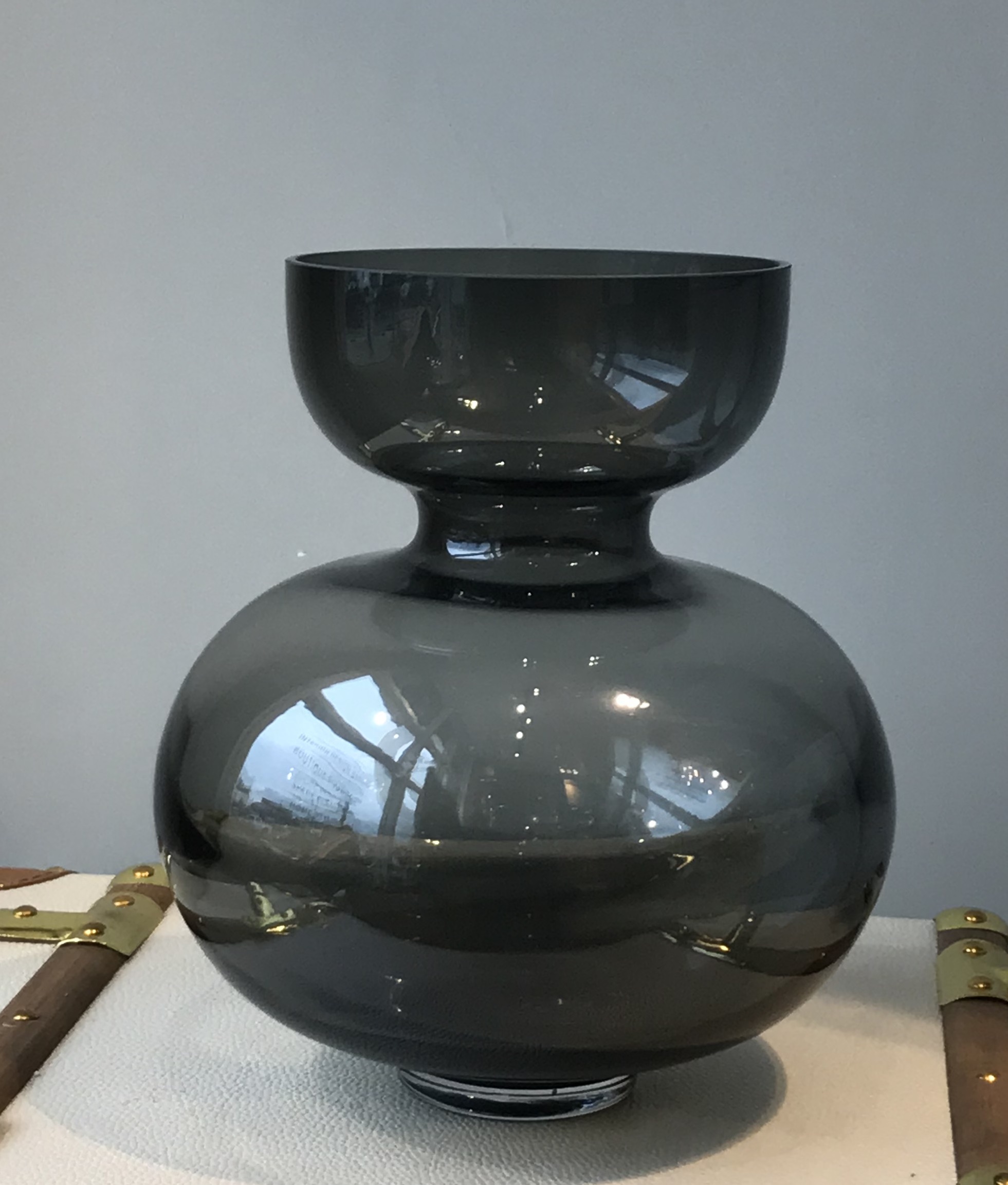 Black Big Vase