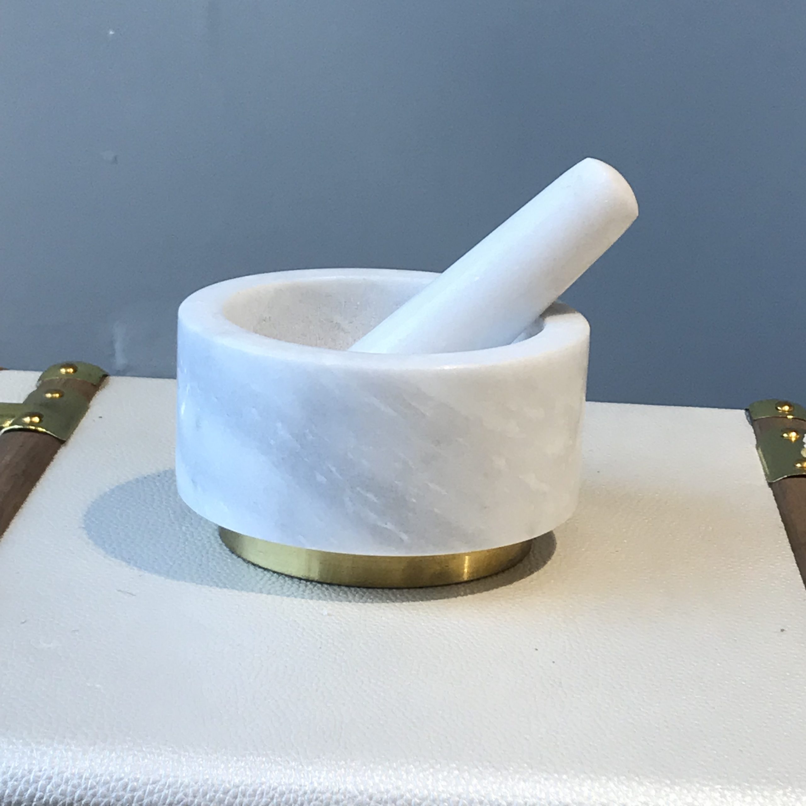 Mortar With Gold Rim